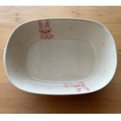 瀬戸焼】子供用食器セット(うさぎ)贈答品対応 | 愛知県瀬戸市