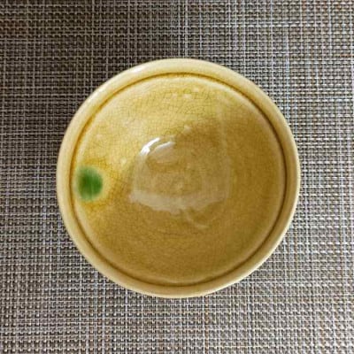 黄瀬戸飛鉋茶碗(大)