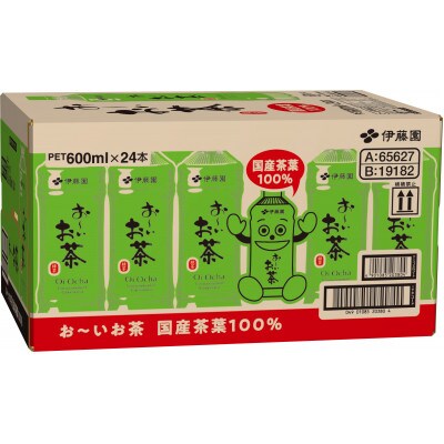 【毎月定期便】おーいお茶緑茶　600ml×24本全12回