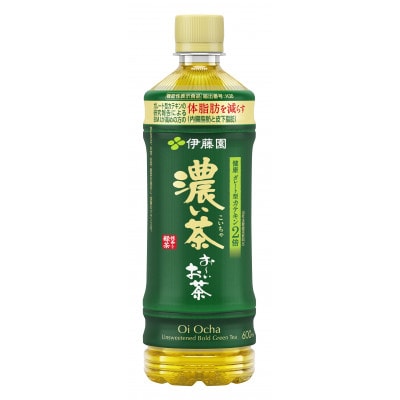 【毎月定期便】おーいお茶濃い茶　600ml×24本全6回