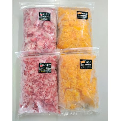 けずりいちご・みかんセット500g入り　各2セット