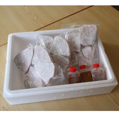 日光丸自慢の一本釣りカツオ使用!カツオシーステーキ 約1,200g(約400g×3)ステーキソース付