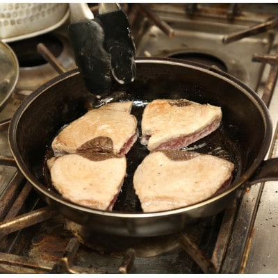 日光丸自慢の一本釣りカツオ使用!カツオシーステーキ 約1,200g(約400g×3)