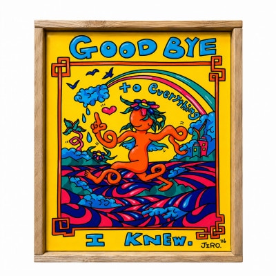 世界に一つだけ!アクリル絵画 オーダー作品 F6(410mm×318mm)似顔絵　ホワイト額