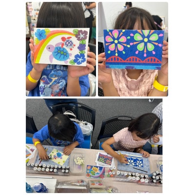 感性を育てる知育系アート 「砂絵アート」体験チケット　2名様分