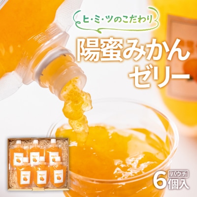 西都市産陽蜜みかん使用!陽蜜みかんゼリーセット(パウチ)[2435]