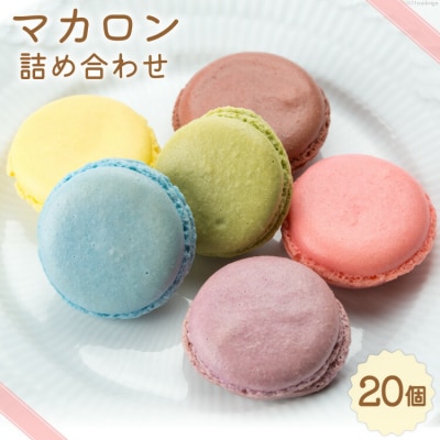 マカロン 冷蔵 詰め合わせ 20個 食べ比べ [プチ・トリフ山屋 北海道 砂川市 12260391]