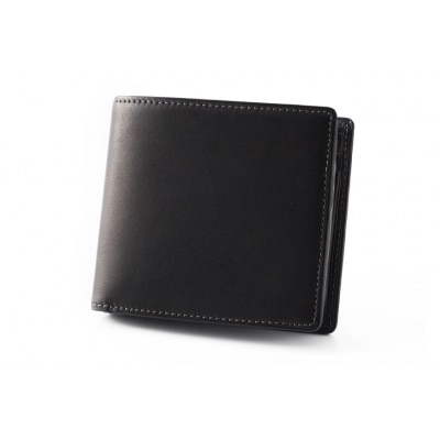 SOMES FE-32 2つ折財布 ブラック [ソメスサドル 北海道 砂川市 12260600] ◎