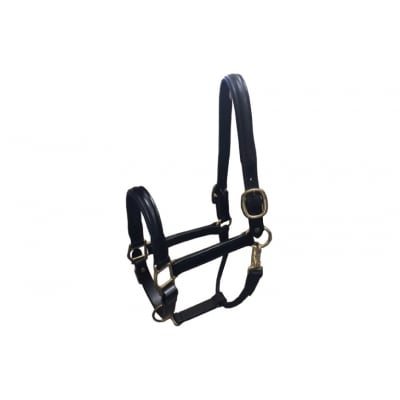 SOMES　Reiz　革ホルター9(ブラック)+真鍮プレート[12260773] ◎