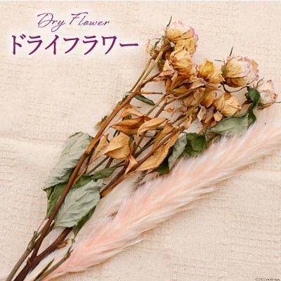 ドライフラワー ブーケ 1束 [池川生花店 北海道 砂川市 12260335] スワッグ 花 ◎