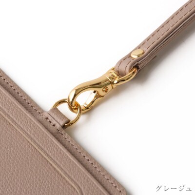 SOMES　FR-12　IDホルダー&ネックストラップ(グレージュ)[12260183] ◎