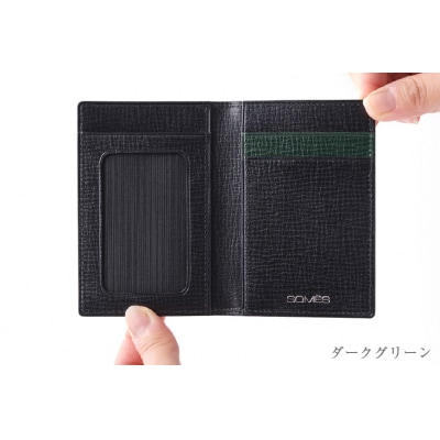 SOMES　OF-06　パスケース(ダークグリーン)[12260276] ◎
