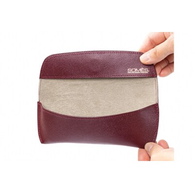 SOMES　FR-14　メガネケース(バーガンディ)[12260400] ◎