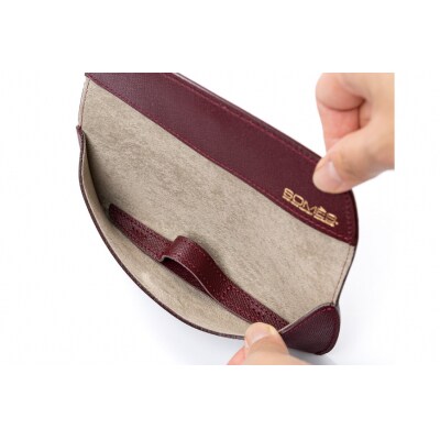 SOMES　FR-14　メガネケース(バーガンディ)[12260400] ◎