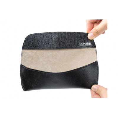 SOMES　FR-14　メガネケース(ブラック)[12260402] ◎