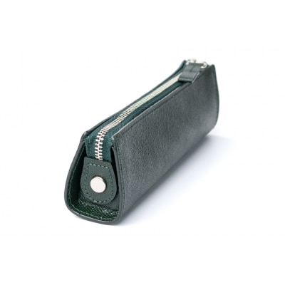 SOMES　FR-13　ファスナーペンケース(ダークグリーン)[12260404] ◎