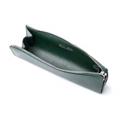 SOMES　FR-13　ファスナーペンケース(ダークグリーン)[12260404] ◎