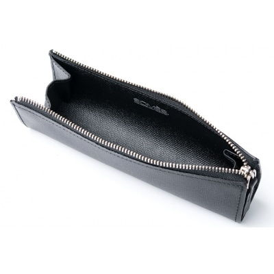 SOMES　FR-13　ファスナーペンケース(ブラック)[12260405] ◎