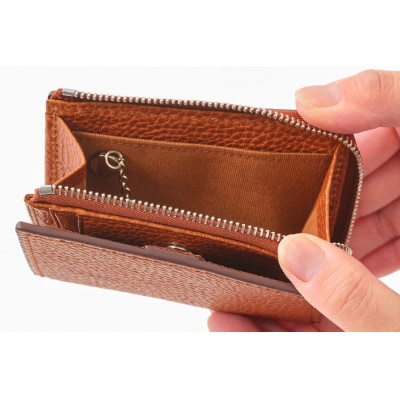 SOMES　GL-04　パス&コインケース　(ブラウン)[12260314] ◎