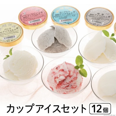 カップアイス12個セット [岩瀬牧場 北海道 砂川市 12260341] アイス イタリアン ◎
