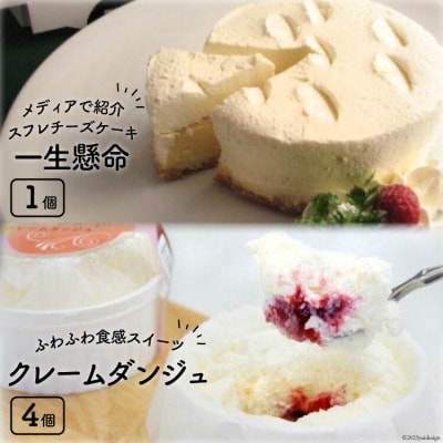 一生懸命とクレームダンジュのセット [岩瀬牧場 北海道 砂川市 12260348] 菓子 お菓子 