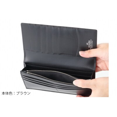 SOMES 財布 メンズ ディアマン 束入れ ブラウン DM-02 [12260606-br] 