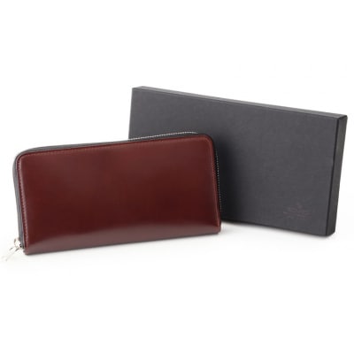 SOMES 財布 メンズ ディアマン DM-01 ラウンド束入れ ブラウン12260607-br ◎