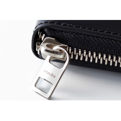 SOMES 財布 メンズ ディアマン DM-01 ラウンド束入れ ブラック12260607-bk ◎