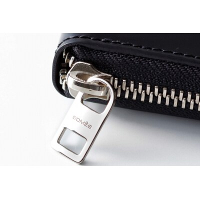 SOMES 財布 メンズ ディアマン DM-01 ラウンド束入れ ブラック12260607-bk 