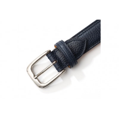 SOMES ベルト 本革 ギャロップ GL-11(ネイビー) [12260642-b]  ◎