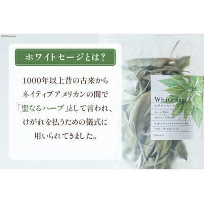 ハーブ Tasshas 北海道産 ホワイトセージ 8g [12260851] ◎