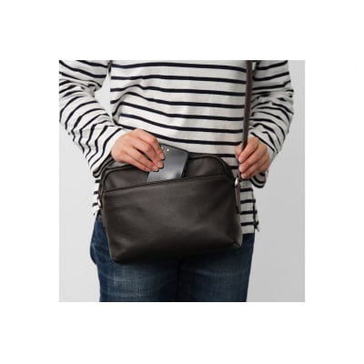 SOMES ショルダーバッグ キャバレッティ (チョコブラウン) CI-02 12260671 ◎