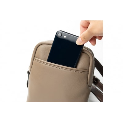 SOMES ショルダー ポーチ キャバレッティ (グレージュ) CI-03 [12260568] ◎