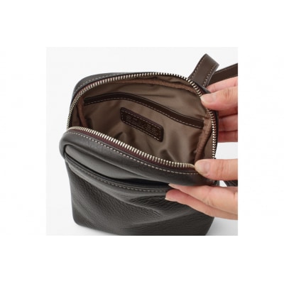 SOMES ショルダー ポーチ キャバレッティ (チョコブラウン) CI-03 12260670 ◎