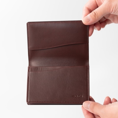 SOMES 名刺入れ (ダークブラウン) HV-23 [12260725-b]  ◎