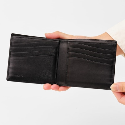 SOMES 財布 二つ折り 純札 (ブラック) HV-26 [12260726-a]  ◎