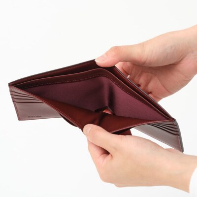 SOMES 財布 二つ折り 純札 (ダークブラウン) HV-26 [12260726-b]  ◎