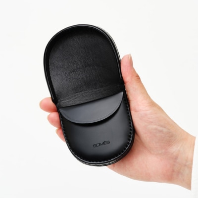 SOMES 馬蹄型 コインケース (ブラック) HV-28 [12260727-a]  ◎