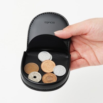 SOMES 馬蹄型 コインケース (ブラック) HV-28 [12260727-a]  