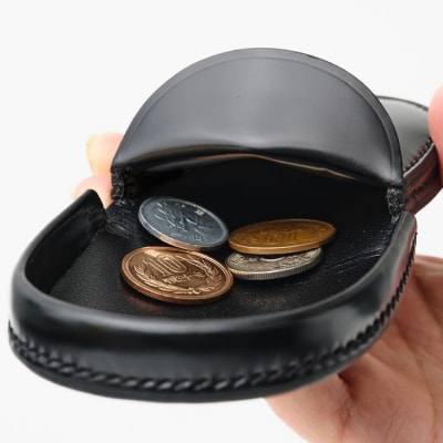 SOMES 馬蹄型 コインケース (ブラック) HV-28 [12260727-a]  ◎