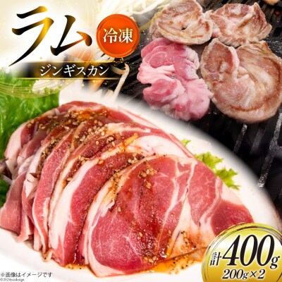 ラム肉 冷凍 ラムジンギスカン 200g 2パック 計400g 焼肉銀座園 12260734-a ◎