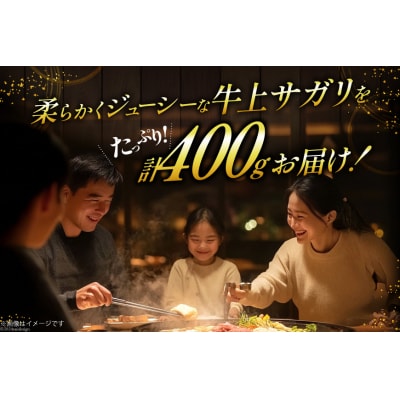 サガリ 牛 上サガリ 200g 2パック 計400g [焼肉銀座園  砂川市 12260732-a]