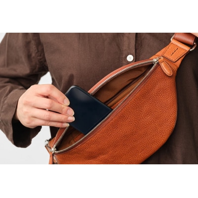 SOMES ウエストポーチ (ブラウン)GL-09 [ソメスサドル 12260762-b] ◎