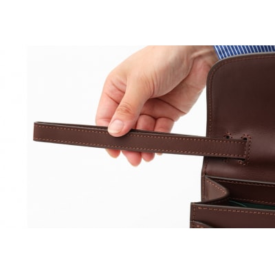 SOMES クラッチバッグ (ブラウン)EX-32 ソメスサドル 砂川市 12260823-a  