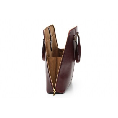 SOMES バッグ タテ型ブリーフ (バーガンディ)HE-01 [ソメス12260818-a]  