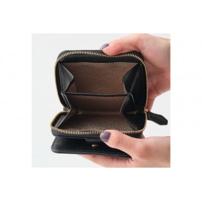 SOMES 二つ折り財布 (ブラック)PT-85 [ソメスサドル 12260813-b]  