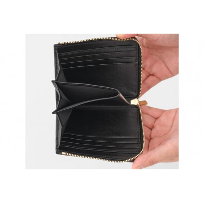 SOMES 財布 ミニウォレット (ブラック)HE-05 ソメスサドル 12260811-b  