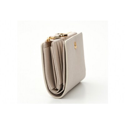 SOMES LF折財布 (アイボリー)PT-73 [ソメスサドル 12260816-a]  