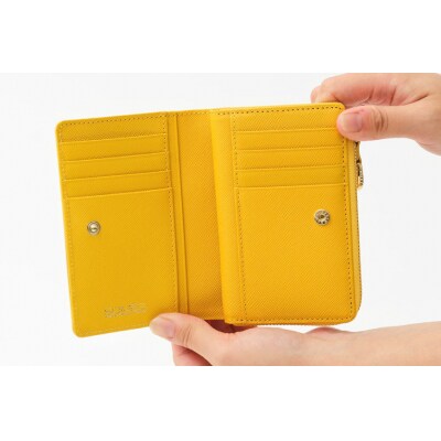 SOMES LF折財布 (イエロー)PT-73 [ソメスサドル 砂川市 12260816-c] 