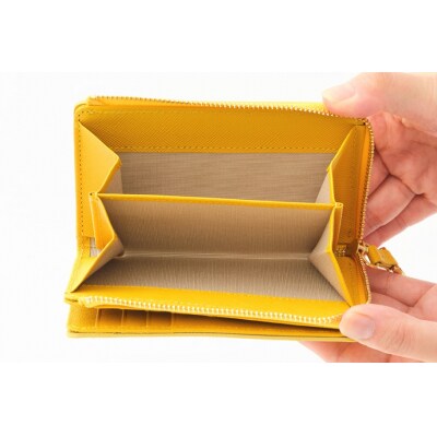 SOMES LF折財布 (イエロー)PT-73 [ソメスサドル 砂川市 12260816-c] 